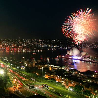 Sidney Opera House & Harbour Bridge 