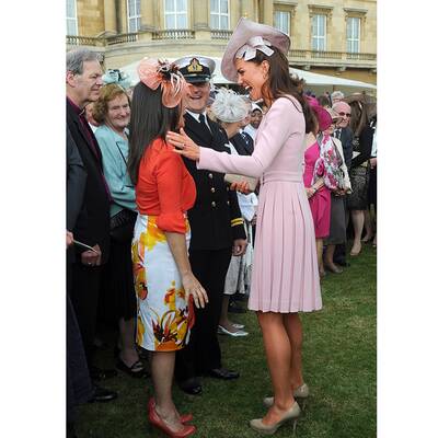 Lack-Heels von LK Bennett sind die bevorzugten Treter der Mode-Queen.