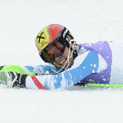 Marcel Hirscher jubelt über Gold