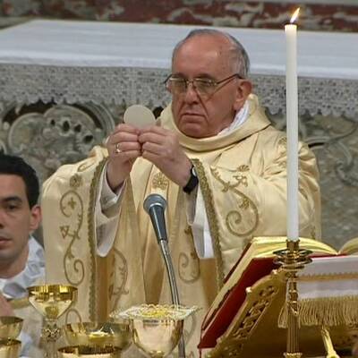 Die erste Papst-Messe