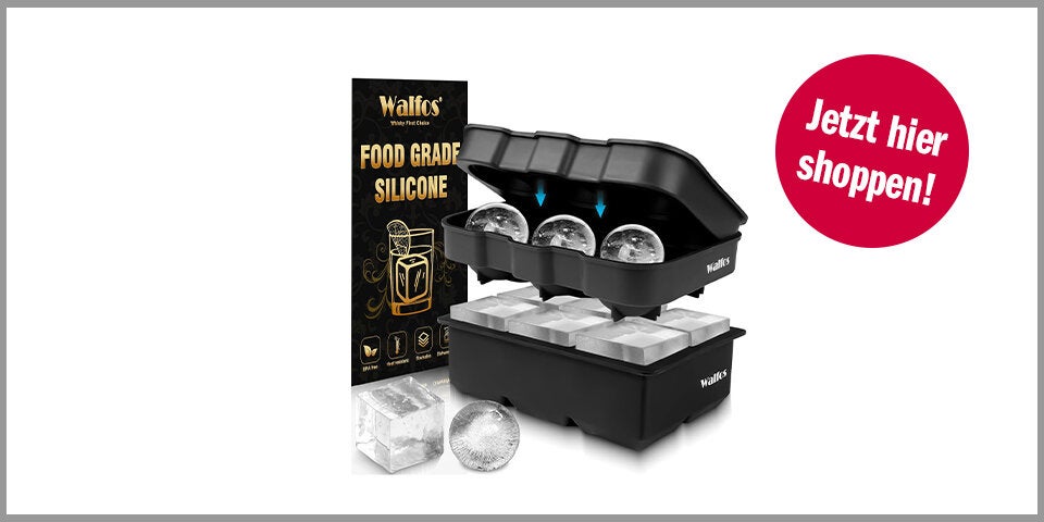 Shopping Channel Aperol Spritz Alternativen Walfos Silikon-Eiswürfelbehälter-Set