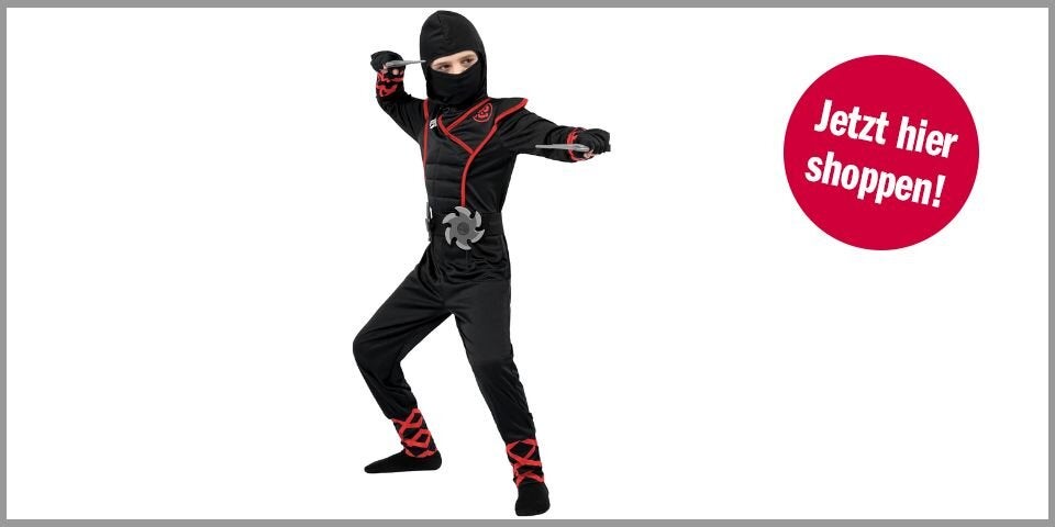 Spooktacular Creations Ninja Kostüm für Kinder – für 37,30 Euro bei Amazon*&nbsp;
