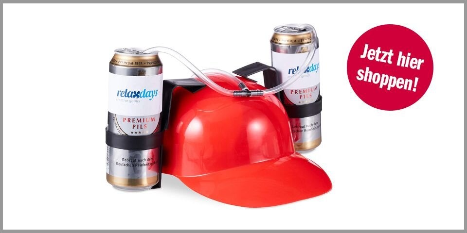 Relaxdays Party-Trinkhelm – 13,10 Euro bei Amazon*