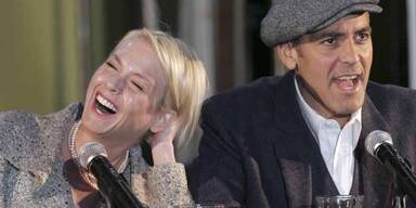 Bei Clooney wird Zellweger rot