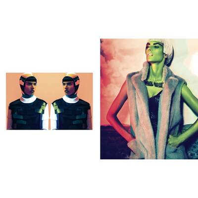 Alessandra Ambrosio mit Adriana Lima & Co