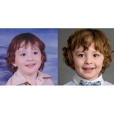 So ähnlich sehen sich Eltern und ihre Kinder! 