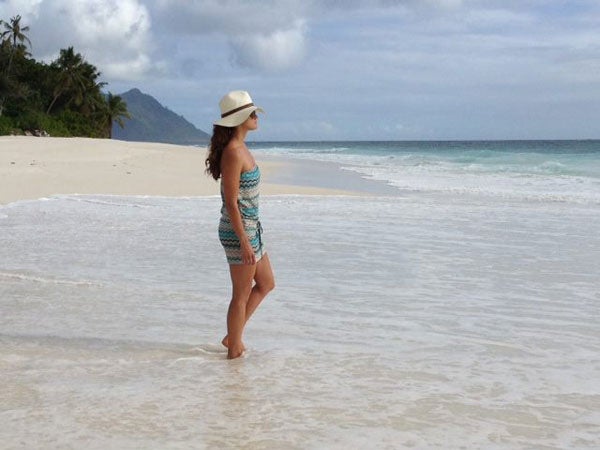 Prinzessin Madeleine in den Flitterwochen