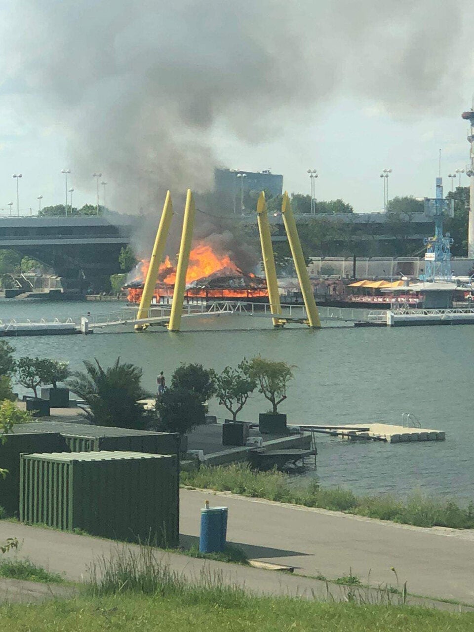 Inferno auf Donauinsel: War es Brandstiftung?