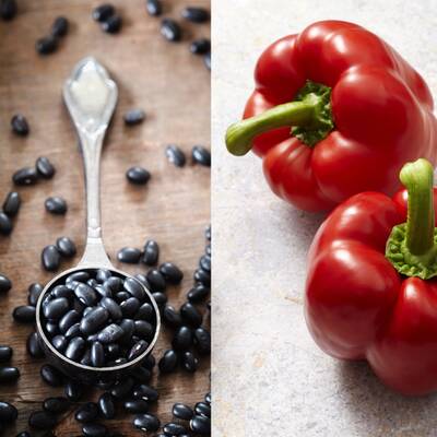 Schwarze Bohnen & Paprika