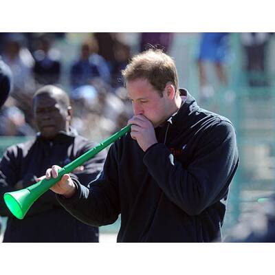 Vuvuzela & Raubtiere: William & Harry in Afrika