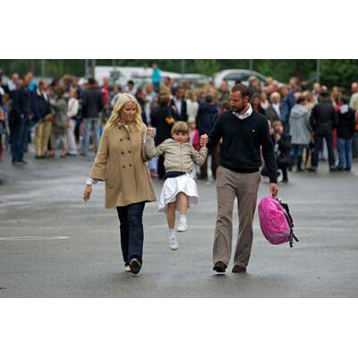 1. Schultag: Prinzessin Ingrid Alexandra