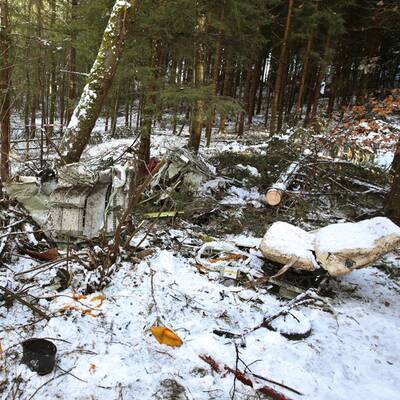 Drei Tote bei Absturz von Kleinflugzeug