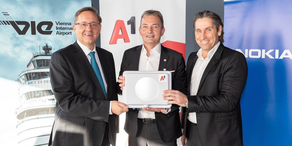 A1 startet Pre5G am Flughafen Wien