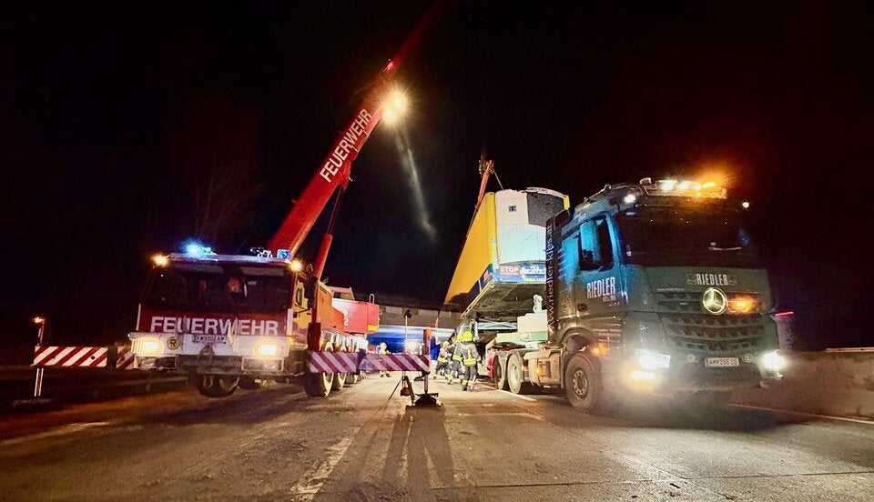 Unfall A1 Amstetten Sperre