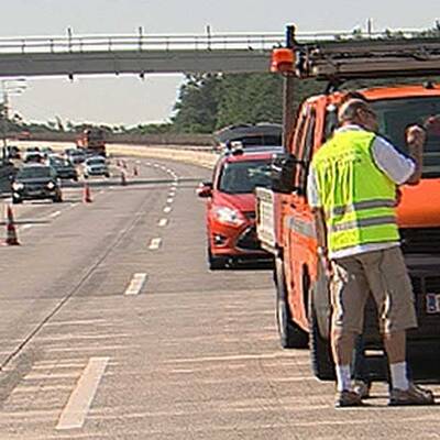 Gluthitze bringt A1 zum Schmelzen