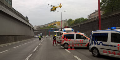 Rettungseinsatz sorgt für Mega-Stau auf der Tangente