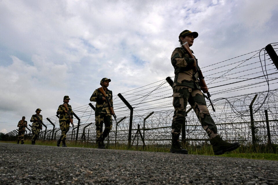 Indien Bangladesh Grenze