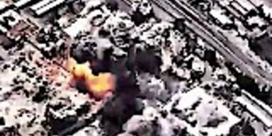 Der Angriff auf das Hauptquartier Khameneis- die Fotos stammen von der israelischen Armee.