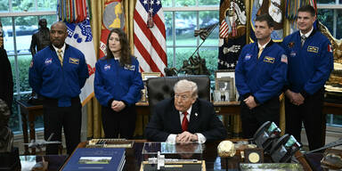 Artemis-Crew und Trump