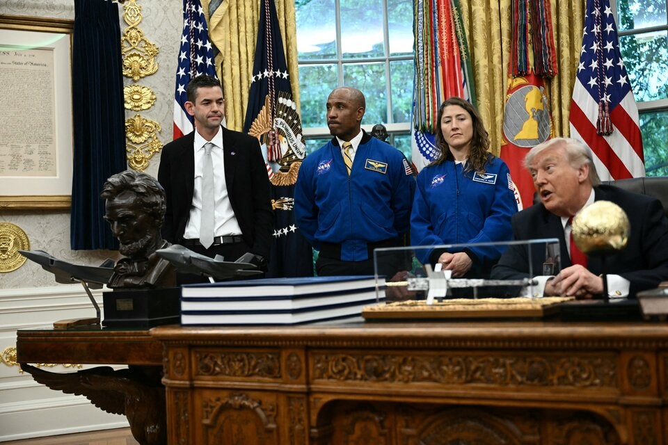 Artemis-Crew und Trump