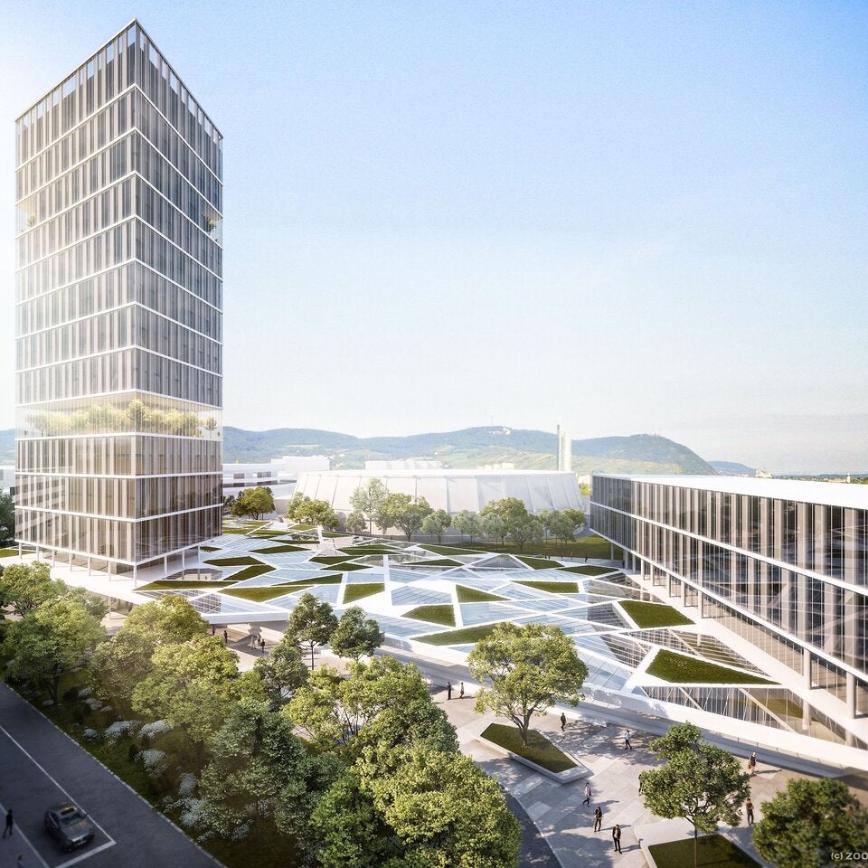 Alter Plan des Fernbusterminals Stadioncenter