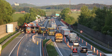 Gas-Leck: Westautobahn mehrere Stunden gesperrt