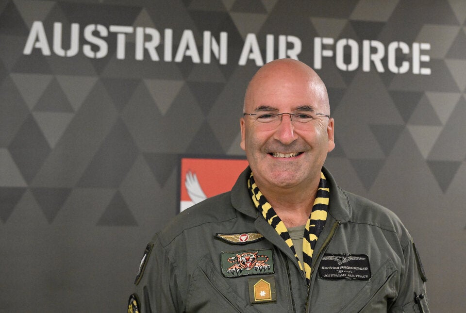 Der Kommandant der Luftstreitkräfte, Generalmajor Gerfried Promberger.