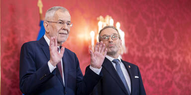 Bundespräsident Alexander Van der Bellen und FPÖ-Chef Herbert Kickl