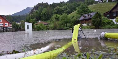 Schwere Gewitter sorgen f&uuml;r &Uuml;berschwemmungen