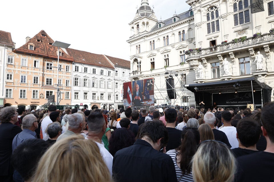 Trauerfeier in Graz