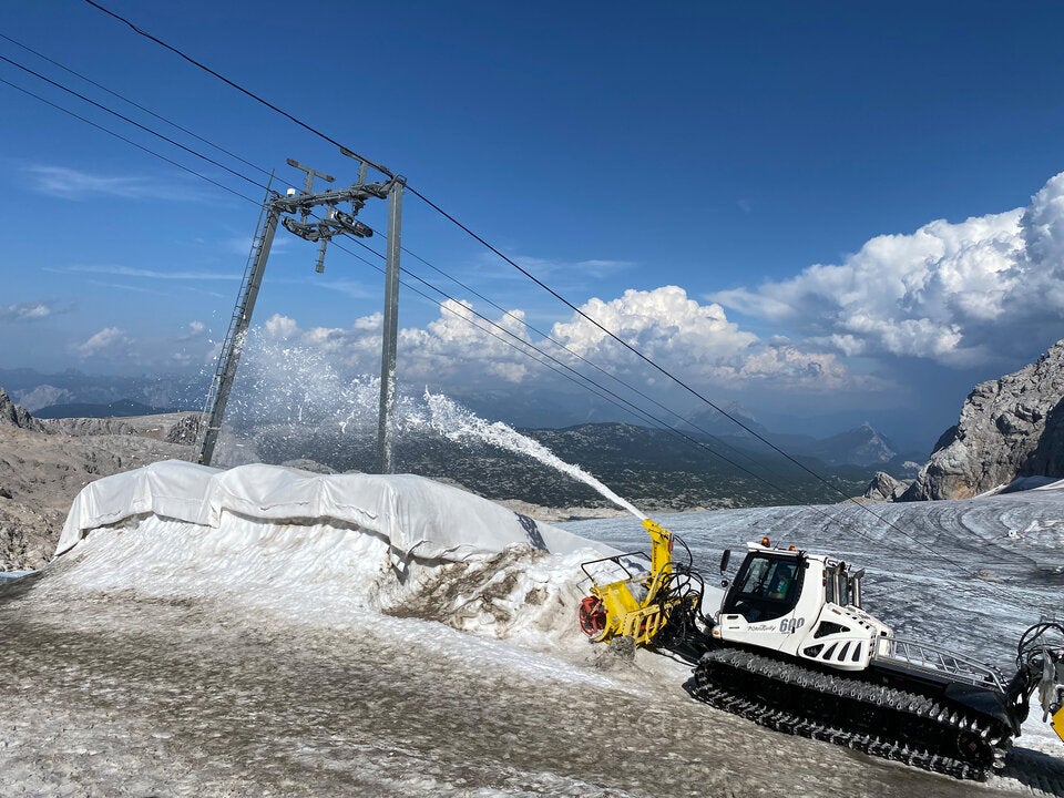 Weg zwischen Hallstätter Gletscher und Schladminger Gletscher