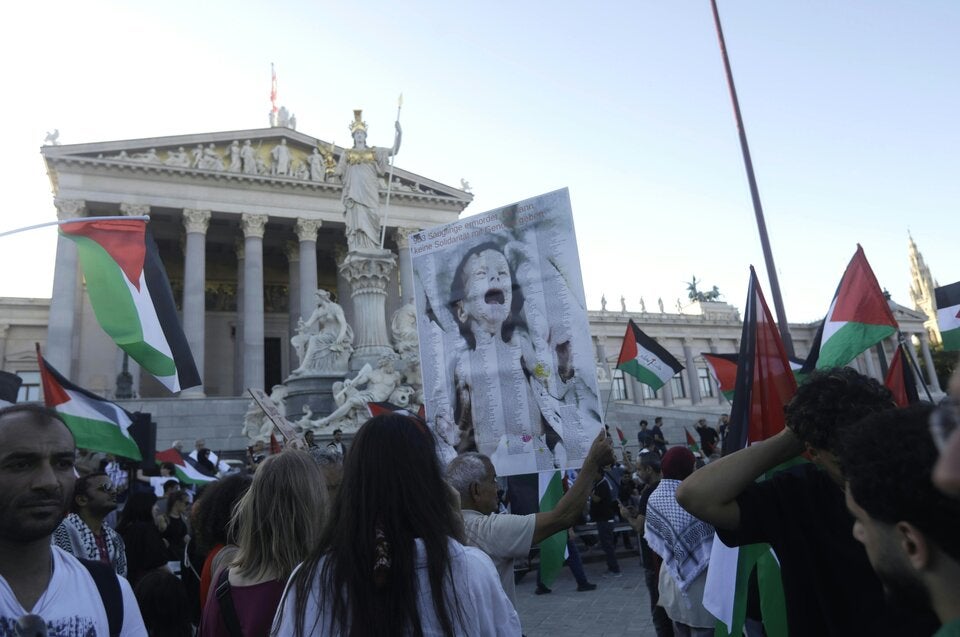 palästina demo wien