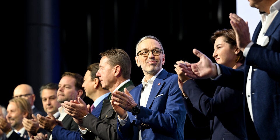 Kickl mit 97 Prozent als FPÖ-Chef wiedergewählt