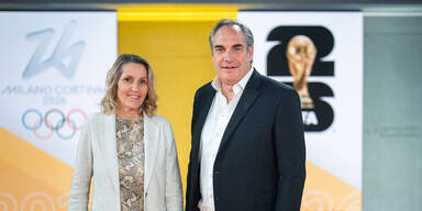 ORF-Sportchefs Veronika Dragon-Berger und Martin Szerencsi