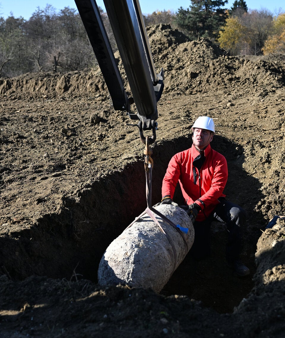 Bundesheer sprengt Kriegsmaterial - darunter 500 Kilo schwere Bombe