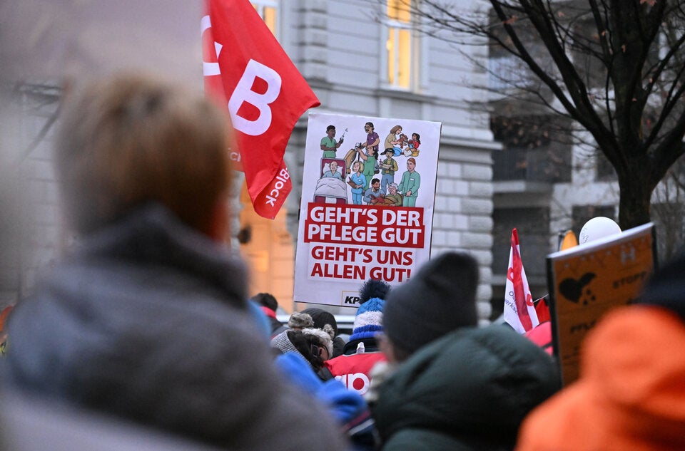 Pflegebonus wird gestrichen: Tausende protestieren bei Großdemo