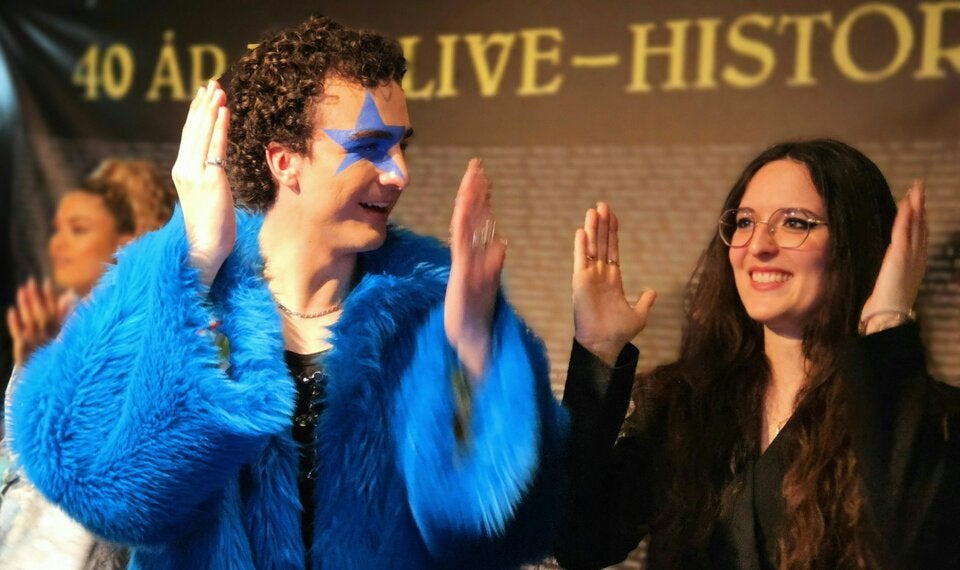 Cosmó bei der ESC-Party in Oslo