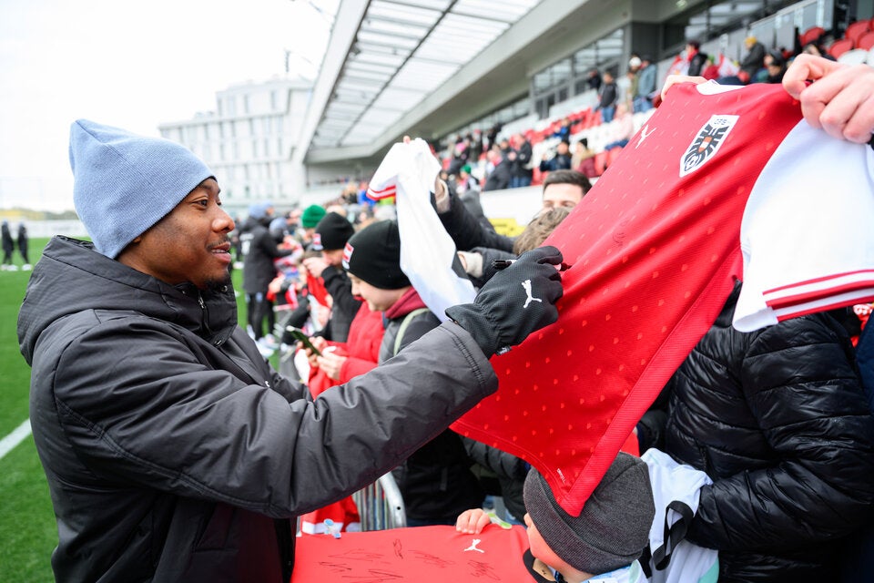 Öffentliches Training des ÖFB-Nationalteams