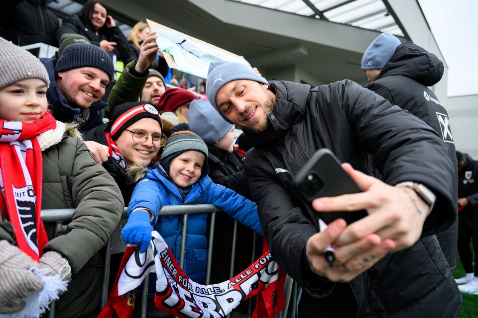 Öffentliches Training des ÖFB-Nationalteams