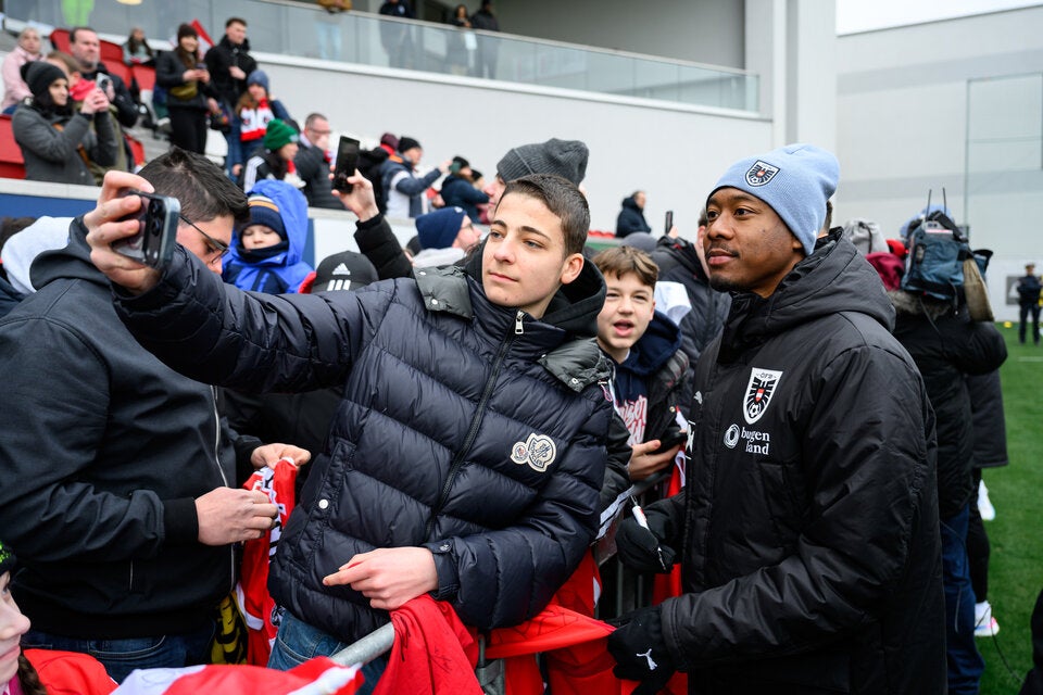 Öffentliches Training des ÖFB-Nationalteams