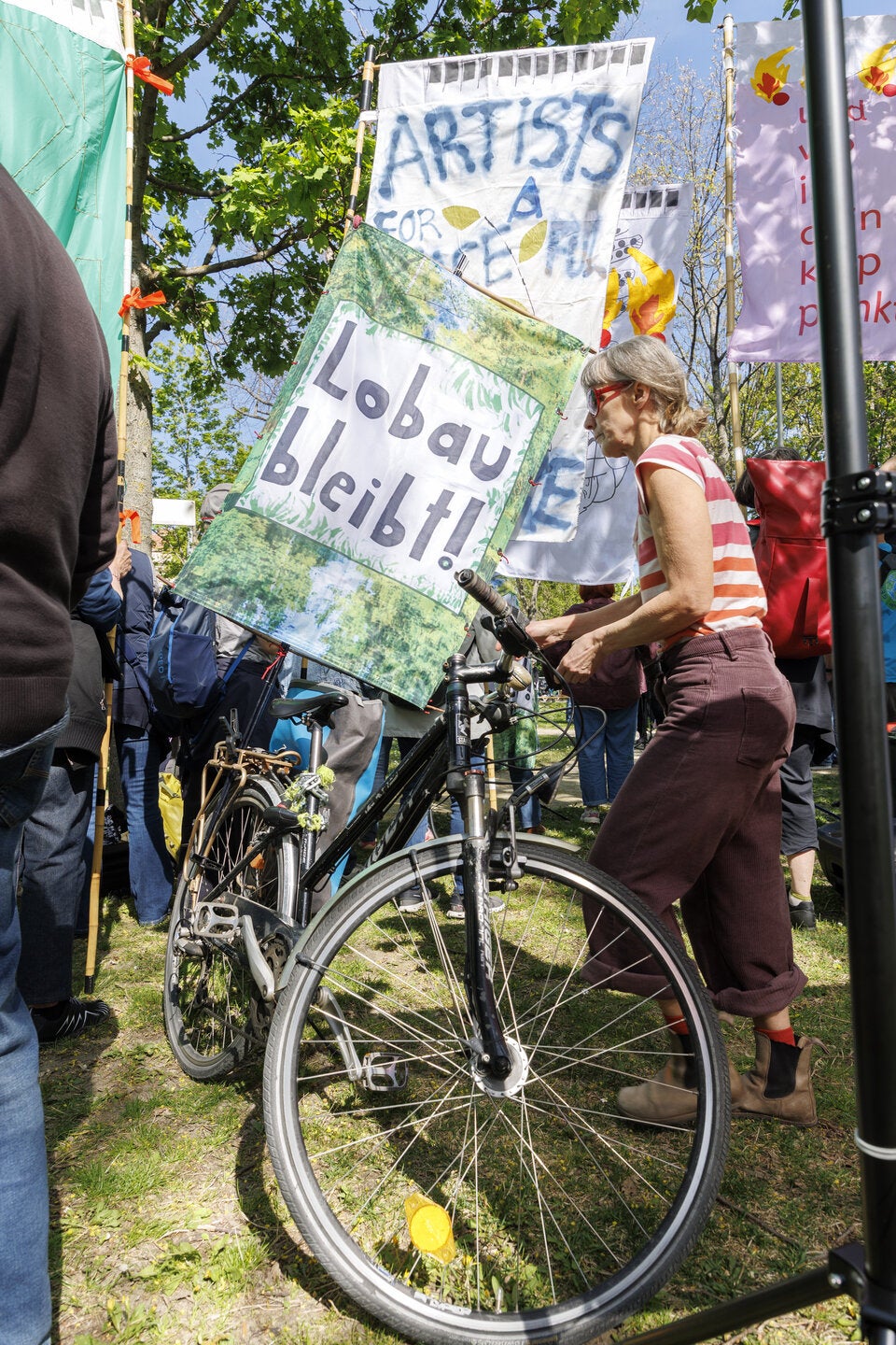 Lobau-Tunnel - Demonstration von Anrainer- und Umweltinitiativen