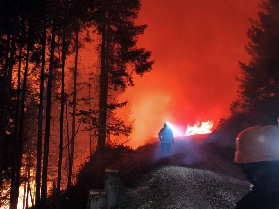 Waldbrand im Lesachtal