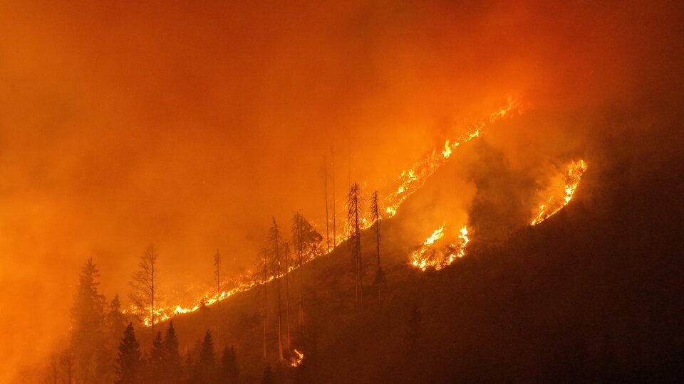 Waldbrand im Lesachtal