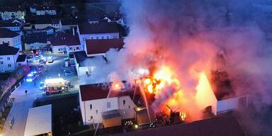 Feuer-Inferno in Thaya: Baby mit 2 Monaten gerettet!