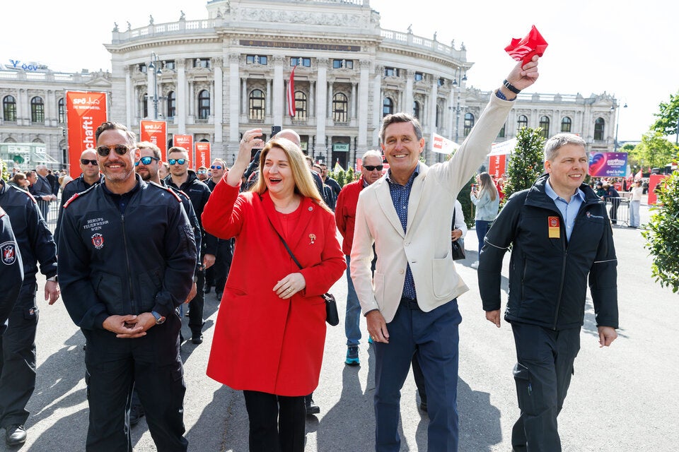 Maiaufmarsch der SPÖ: Die besten Bilder aus Wien
