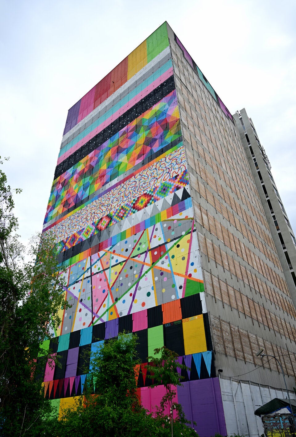 APA-Turm Wandgemälde 