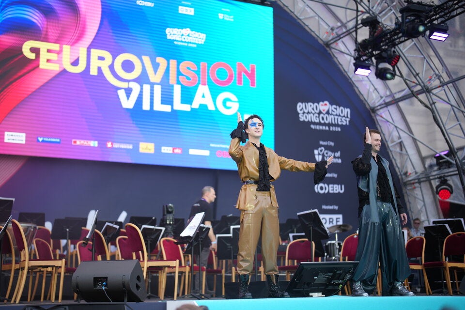 Cosmo beim ESC-Opening