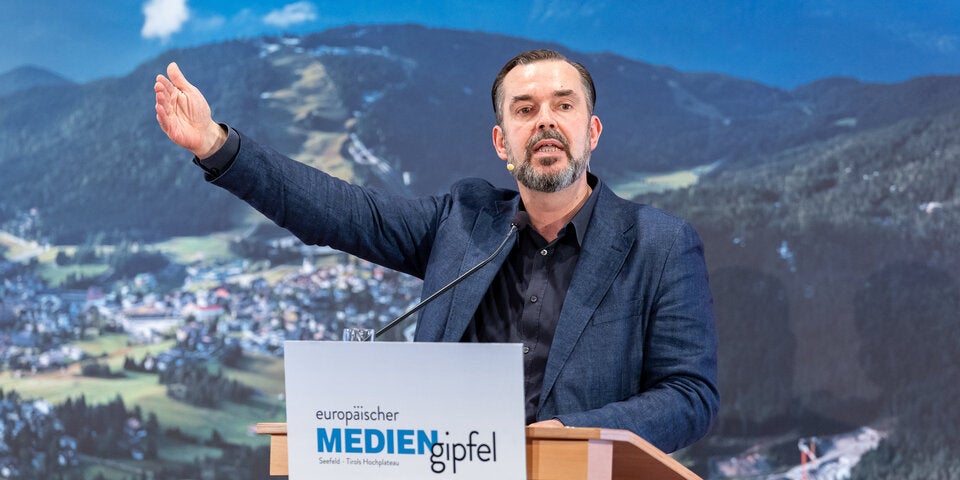Kopie von  Clemens Pig (CEO der Austria Presse Agentur)  beim Europäischen Mediengipfel