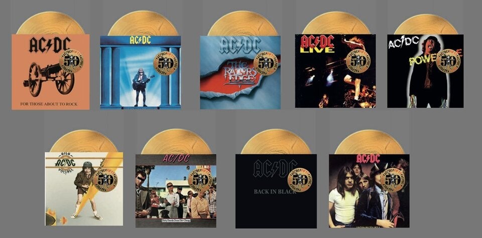 AC/DC vergolden ihr Lebenswerk
