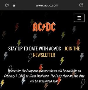 Heißes Gerücht: am Montag gibt’s die AC/DC Tourdaten!